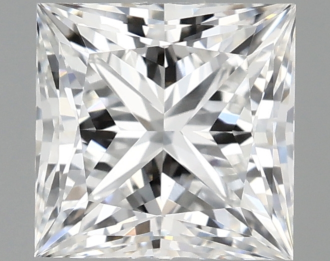 1.29 carat princess lab-grown diamond