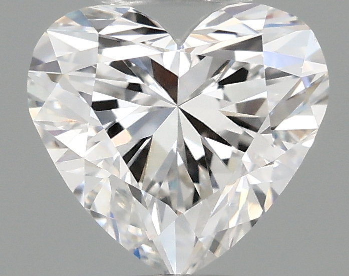 0.98 carat heart lab-grown diamond