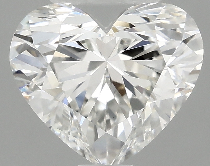 0.98 carat heart lab-grown diamond