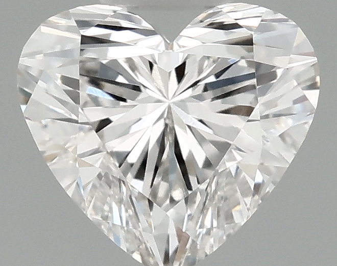 1.02 Carat Heart Shaped Ideal Cut F-VS2 - IGI Certified Lab Grown Diamond