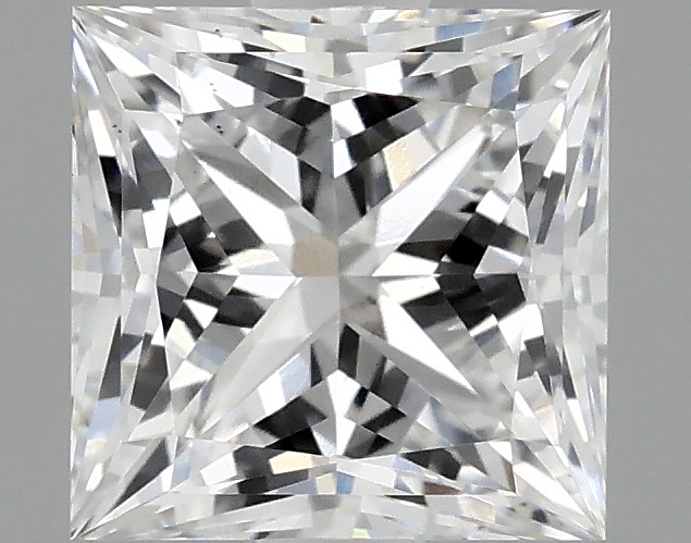 1.43 carat princess lab-grown diamond
