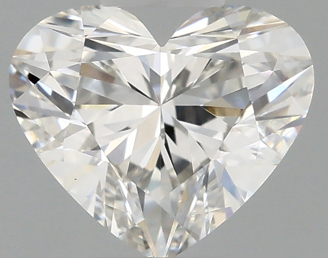 0.97 carat heart lab-grown diamond